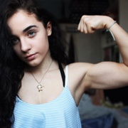 Teen muscle girl Fitness girl Terezia